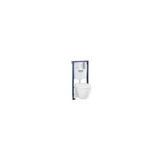 GROHE Solido SL,5-1,Инсталляция с подвесным унитазом Euro ceramic,панель Arena Cosmo