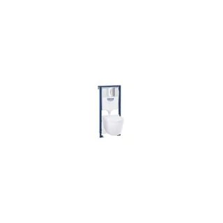 GROHE Rapid SL,5-1,Инсталляция с подвесным унитазом Bau ceramic,панель Arena Cosmo