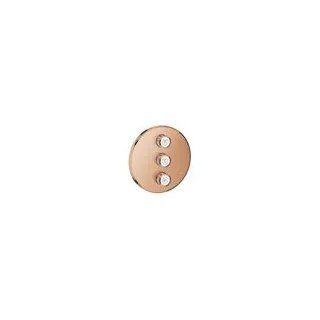 Внешняя часть для вентиля GROHE Grohtherm SmartControl на 3 выхода, теплый закат глянец