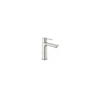 Смеситель для раковины GROHE Lineare с донным клапаном, суперсталь