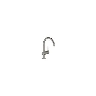 Смеситель для мойки GROHE Minta, темный графит матовый