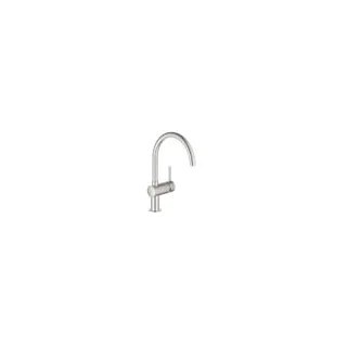 Смеситель для мойки GROHE Minta, суперсталь
